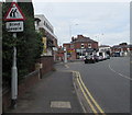 Warning sign - Blind people, Shaw Heath, Stockport