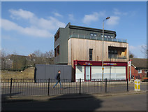 TQ2473 : Building by Wimbledon Park Road by Hugh Venables