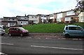 Houses on the west side of Greenmeadow Way, St Dials, Cwmbran