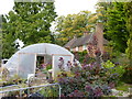 Greenhouse and house, Old Court Nurseries, Upper Colwall