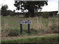 TM1284 : Back Lane sign by Geographer