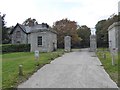 The gates at Stag Lodge, Saltram Estate