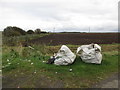 SE8307 : Fly tipping, Carr Dyke Road by Jonathan Thacker