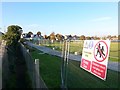 Southbourne: footpath I14 and the school playing fields