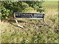 Besthorpe Road sign