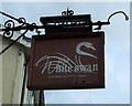 TM3389 : Sign for the White Swan, Bungay by JThomas