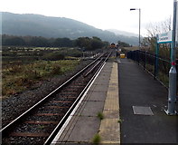 SN6997 : Aberystwyth train heads south away from Dovey Junction station  by Jaggery