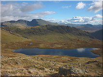 NY1609 : Low Tarn and the Scafells by Karl and Ali