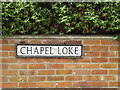 Chapel Loke sign