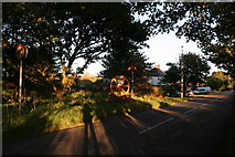 SK9065 : Evening shadows fall on Eagle Lane, Thorpe on the Hill by Chris