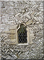 Herringbone church wall