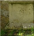 Bench mark, St Peter and St Paul Church, Barkestone-le-Vale