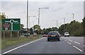 A46 approaching junction with A422