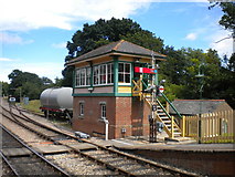 TQ3635 : Signal box, Kingscote by Richard Vince