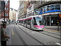 Tram on Stephenson Street, Birmingham