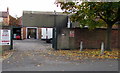 SJ6552 : Delmar yard entrance, Wall Lane, Nantwich by Jaggery