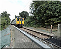 Train on the Romford to Upminster Line