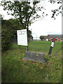 TM0691 : Old Buckenham Village Hall sign & Notice Board by Geographer