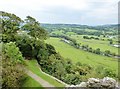 The River Towy from the South-east tower of Dinefwr Castle