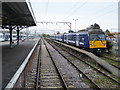 Clacton station, platform 1 and sidings