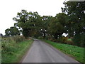 Minor road towards Sandbach