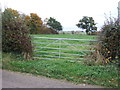 Field entrance off the Byley Lane