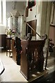 SU6986 : Pulpit and prayer desks by Bill Nicholls