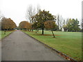 Approaching the Cricklade Hotel and Country Club