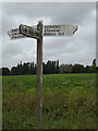 TL9320 : Hardy's Green Signpost by Geographer