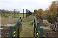 Path by sports field, Ebbw Vale