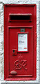 TA0472 : Close up, George VI postbox on former Post Office, Wold Newton by JThomas