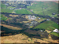 Lennox Castle shapes from the air