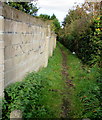 Track from Marlborough Close towards Fouracres Close, Barry