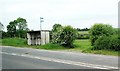 Bus stop and shelter on the A3 at Milford