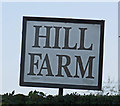 Hill Farm sign