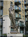 Sculpture by Thames Path