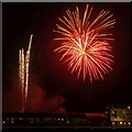 ST3188 : Fireworks display 2016, Newport (3) by Robin Drayton