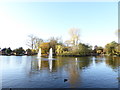 Hanley Park: lake and fountains