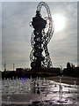 TQ3784 : Olympic Park, ArcelorMittal Orbit Tower by David Dixon