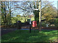 Elizabeth II postbox on Reddy Lane, Booth Bank