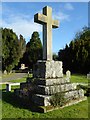 SO8751 : Cross in churchyard, Norton by Philip Halling