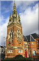 Tower and spire of #2 Victoria Road, formerly Christchurch