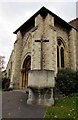 War Memorial at a Gloucester church entrance