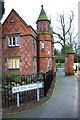 SK5419 : Lodge at Burton Walks entrance to Loughborough School by Roger Templeman