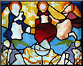 TG0704 : Continental stained glass in Kimberley St Peter by Evelyn Simak