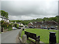 Part of Meavy Village from the Royal Oak public house