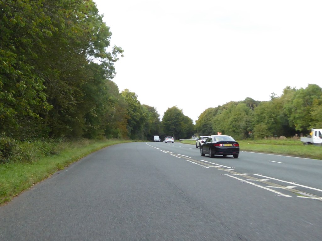 Slip road onto A591 north from A590 © David Smith :: Geograph Britain ...