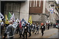 View of flags in the Lord Mayor