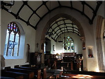 ST0441 : Interior, St Andrew's Church, Old Cleeve by Roger Cornfoot