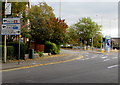 Directions sign facing Park Road, Gloucester